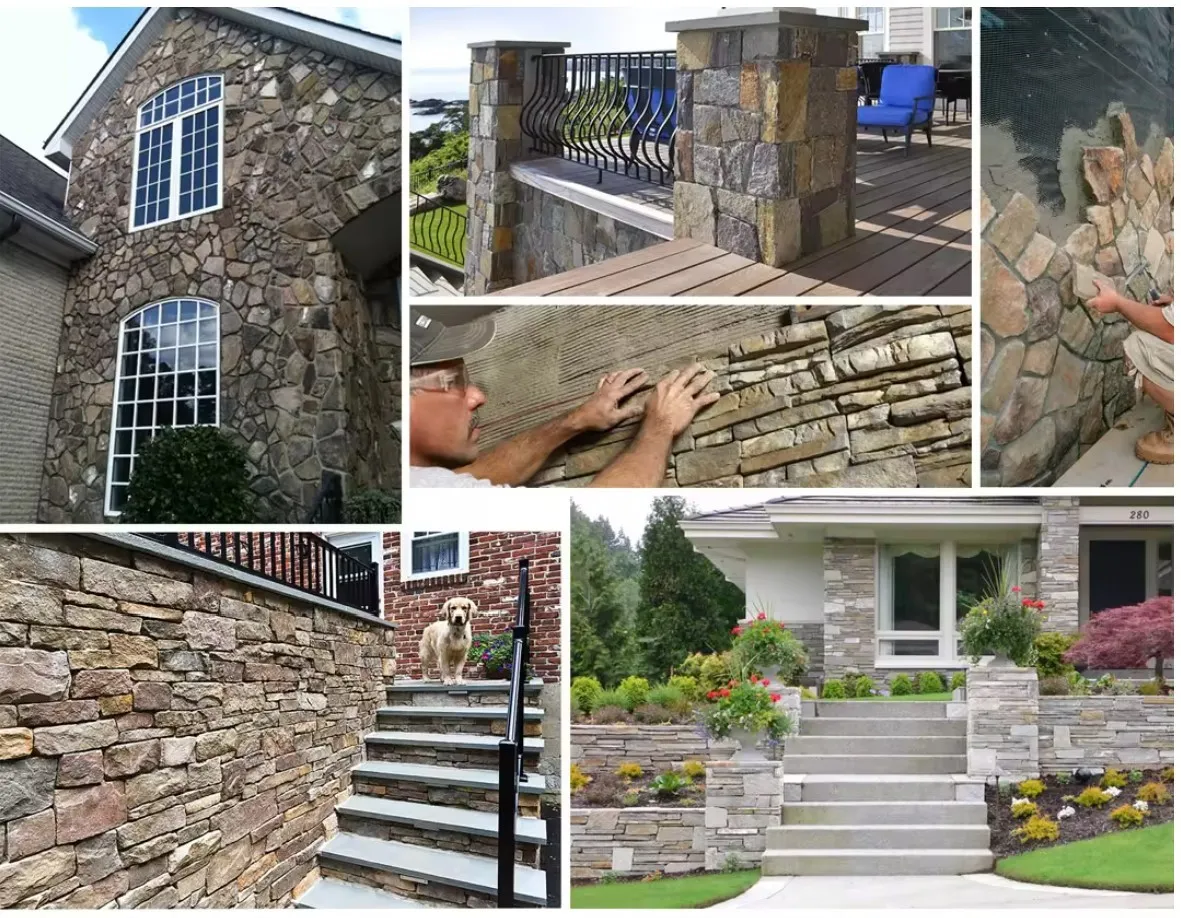 Culture Stone cut by stone veneer splitting machine Culture Stone cut by stone veneer splitting machine