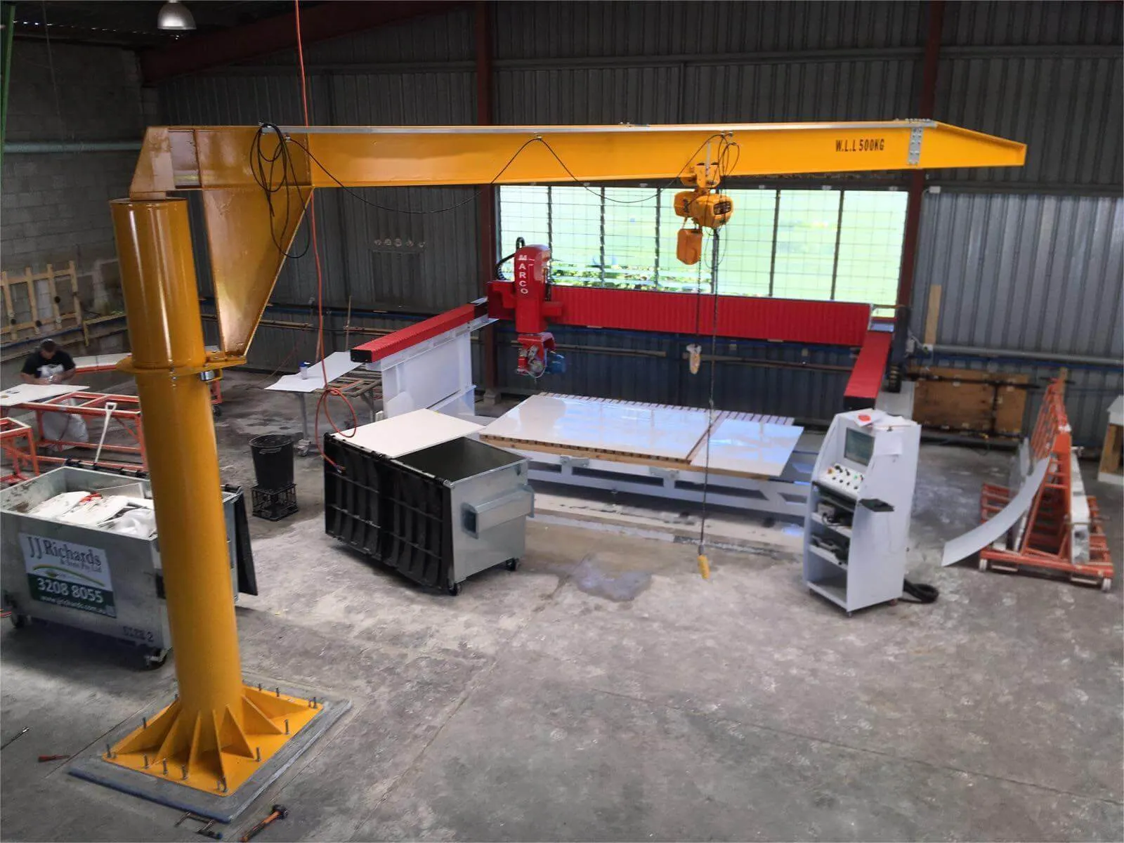 Jib Crane of stone tile cutting machine